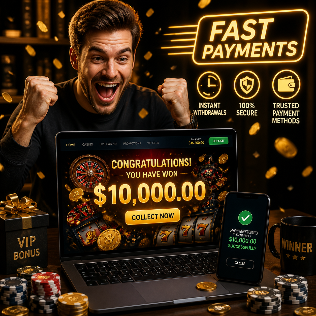 Fastest Payout Online Casinos in 2026: How to Get Your Winnings Instantly and Avoid Withdrawal Delays